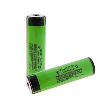 Originalas saugomas 18650 NCR18650B 3,7 V ličio-jonų baterija su 3400mAh naudoti flashlig+PCB