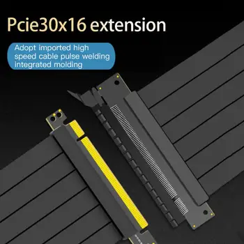 PCI-E 3.0 X16 Stove Kabelis Grafika Kortelės ilgiklis 15 CM 40CM 30CM 50CM PCI Express Stove Kortelės Adapteris SATA Už GPU, Vertikalus