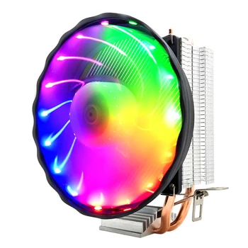 SNIEGO 2 Šilumos Vamzdžiai CPU Aušintuvo RGB 120mm PWM 4Pin i5 PC ramu Int