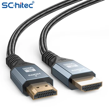 Schitec 8K HDMI Kabelis HDMI 2.1 Vielos Xiaomi Xbox Serries X PS5 PS4 Chromebook 