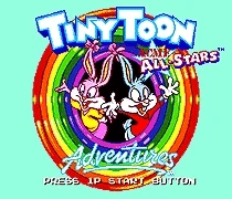 Sega MD žaidimo kortelės - Tiny Toon Adventures Visų Žvaigždžių NTSC-JAV 16 bitų Sega MD žaidimas Kasetė Megadrive Genesis sistema