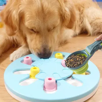 Silikono Pet Įrašą Scoop Matavimo Puodelis Šaukštas Kaušeliai Šunų Kačių Maistas Vandenį Šuns Dubenėlyje Finansuojančiojo Saugojimo Priemonė