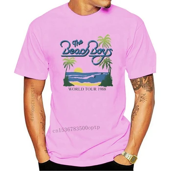 T-Shirt Retas The Beach Boys White T-Shirt Jav Dydis S-2Xl Madinga Streetwear Tee Marškinėliai