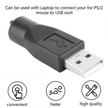 USB Male, Kad PS/2 Female Adapter Konverteris Usb Ps2 Klaviatūra PC Jungtis, Skirta Sony Pelės P3D4