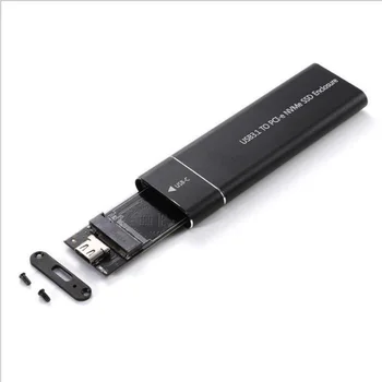 USB3.1 Tipas-C su M. 2 M Klavišą NVMe PCIE SSD Lauke Kietojo Disko Būsto Atveju 10Gbps M2 SSD 2280 Kietojo disko Disko Gaubto HDD Dėžutės