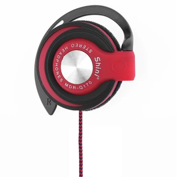 Universalus 3,5 mm Kištukas Laidinio HIFI Stereo Metalo Laidines Ausines Heavy Bass Rankų įrangą ant ausies, Reguliuojama Ausies kabliuko ausines telefono