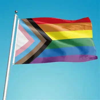 Vaivorykštė LGBT Vėliava, Garbanojimo Ranką Vėliavos Gėjų 14x21cm, Biseksualų Įdega Lyčių Visos Seksualinės Vėliavas Ir Plakatus Su Vėliava Lenkai