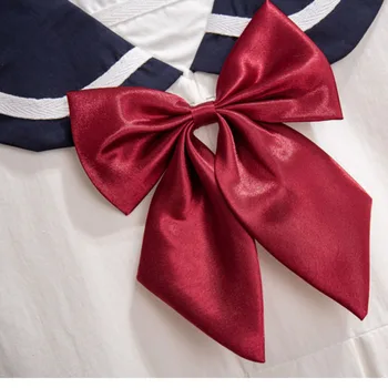 Vasaros harajuku sailor apykaklės navy suknelė Japanese lolita saldus lankas peter pan apykaklės Kawaii Preppy aukšto juosmens-line suknelės 2021