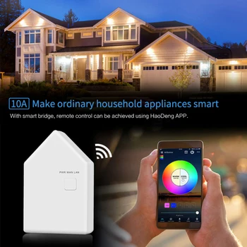 WiFi Smart Plug MUMS Adapteris Belaidis Nuotolinio Valdymo Balsu Elektros Energijos Monitorius Lizdo Laikmatis Lizdas Alexa 