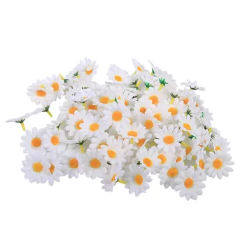 100pc/daug 4cm Mini Daisy Dekoratyvinių Gėlių Dirbtinio Šilko Gėlių Šalis, Vestuvių Dekoravimas Namų Dekoro(be Stiebo) Pigiau