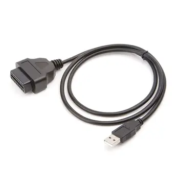 16Pin OBD2 Į USB Įkroviklis Adapteris Kabelio Jungtis Diagnostikos Įrankis A0NE