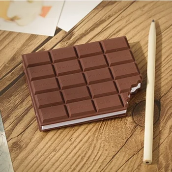 1pc Slapukus, Šokolado Sticky Notes Kūrybos Patogus Šokolado Aromatas Memo Pad Rašyti 