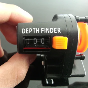 1pcs 0-999M 6cm žvejyba žvejybos linija gylis finder counter žvejybos įrankis spręsti ilgio matuoklis matuoklis