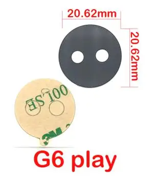 2 Vnt./Daug ，Už Moto X4 G8 Žaisti G5 G6 G5s G8 Plius Z2 Jėga Žaisti G7 Galios Atgal Galinio Vaizdo Kamera, Stiklinis Lęšis Su Klijais