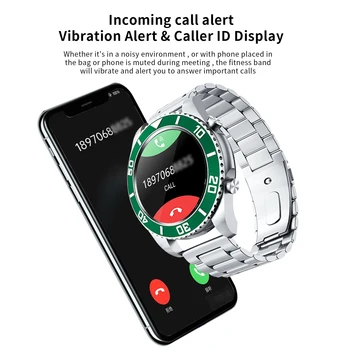2021 Naujas Prabangus Nerūdijančio Plieno Žiūrėti Vyrų Smart Watch Vyrų Verslo Žiūrėti Rolex 