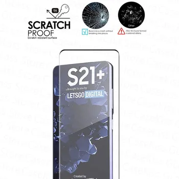 2in1 Grūdintas Stiklas Samsung Galaxy S21 Ultra S20 S21 Plius 5G Fotoaparato Objektyvą Screen Protector For Samsung S20 FE Apsauginės Plėvelės