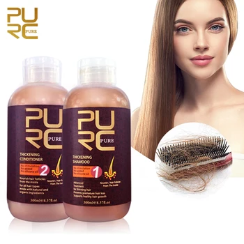 2set PURC plaukų šampūnas ir kondicionierius plaukų augimą ir plaukų slinkimas, apsaugo nuo priešlaikinio retinimo plaukų ir vyrams, ir moterims