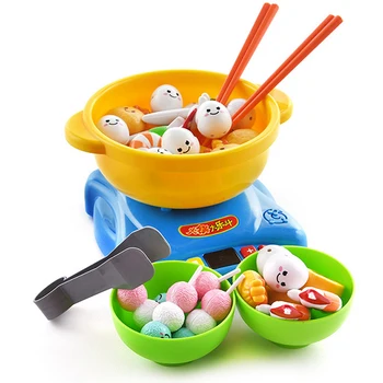 39pcs Apsimesti Žaisti Hot Pot Maisto Virtuvės Komplektai, Vaikų Žaisti Namus, Virtuvės Žaislai