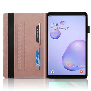 3D Medžio Iškilumo Samsung Galaxy Tab 8 2019 Atveju SM-T290 T295 Planšetinio kompiuterio Dangtelis Funda Samsung Galaxy Tab A8 2019 Atveju