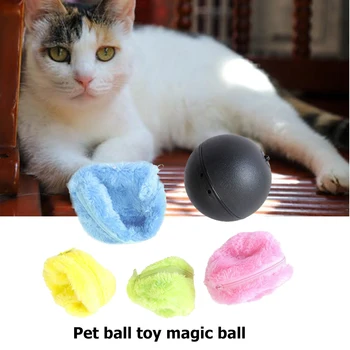 5vnt Automatinė Interaktyvus Pet Elektros Magic Roller Žaislas Kamuolys Šuo, Katė Produktų Mažylių Lavinimo Šunų Vikrumo Žaislai Prekes