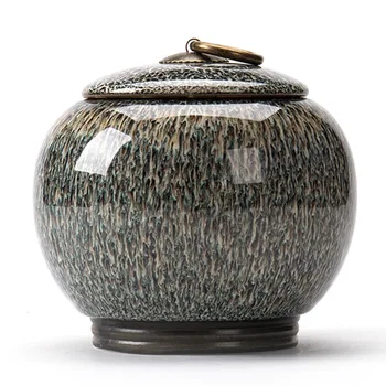 720ml Keramikos Arbatos Caddy Didelės krosnies kintamųjų saugojimui uždaromos bakas Amatų Arbatos Laikymo Jar Kūrybos teaware arbatos saugojimas