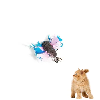 9Pcs Katė Žaislas Naminių Kačių Plunksnų Žaislų Rinkinys Funny Cat Stick Bell Kačiukas Catcher Kibinimas Interaktyvus Žaislas Juguetes Para Gatos Naminių Reikmenys