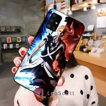 Anime Bleach Telefono dėklas Samsung A40 A50 A51 A71 A20E A20S S8 S9 S10 S20 Plius 20 pastaba ultra 4G 5G