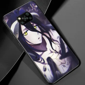 Anime Mergina Albedo Už Xiaomi Poco X3 NFC M2 X2 F2 C3 M3 F1 Pro Mi Žaisti Sumaišykite 3 A3 CC9E A2 A1 6 5 Lite Telefono dėklas