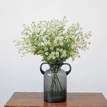 Baltos Ramunės Plastikinės Gėlės Pigūs Dirbtinis Ramunėlių Romantiška Rodomas Pranešk Apie Netikrą Augalų Buveinės Šalis, Vestuvių Dekoras