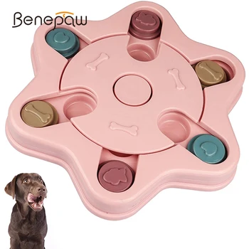 Benepaw Saugi Medžiaga, Šuo Įspūdį Interaktyvus šunelis Žaislai Gydyti Anti-slip Lėtai Tiektuvą, Skirtą Mažų Dideli Šunys Mažylių Mokymas