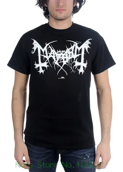 Chaosas Juosta Balta Logotipas Legiono T-shirt Spausdinti Vyrų marškinėliai trumpomis Rankovėmis Juokinga Tee Marškinėliai