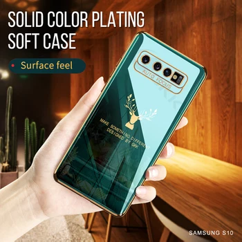 GKK prabangus Modelis Apkalos Soft Case For Samsung Galaxy S8 S10 4G 5G Plus Atveju antidetonaciniai Padengti Samsung S8 S10 Plius 4G 5G