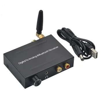 Garso Keitiklis Dual Channel Digital Coaxial Toslink Į Analoginį Stereo 3.5 mm Jack Audio Adapteris 192kHz DAC Bluetooth 5.0 Imtuvas