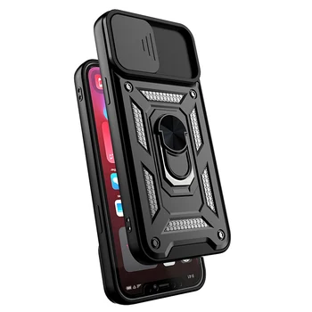 Kameros Apsaugos Atveju iPhone 12 Pro Max 11 X XS XR 6 6s 7 8 Plus SE 2020 Atveju Šarvai Slankųjį Dangtelį Objektyvo Apsaugos Rubisafe Fundas