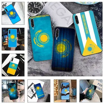 Kazachstano vėliavos Simbolis, Ženklas, Telefono dėklas, Skirtas Samsung galaxy S pastaba 10 7 8 9 20 30 31 40 50 51 70 71 21 s plus ultra
