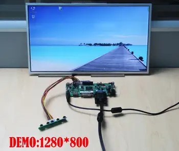 M. NT68676 HDMI suderinamus valdiklio plokštės rinkinys LTN145AT01-H01/H02/301/302 1366X768 Skydelis kabelis, VGA DVI 