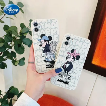 Mados Mickey Mouse porų kawayi telefono dėklas Skirtas iphone 7 8 plius 7plus XS XR X XSMAX minkšto silicio TPU galinį dangtelį rubisafe
