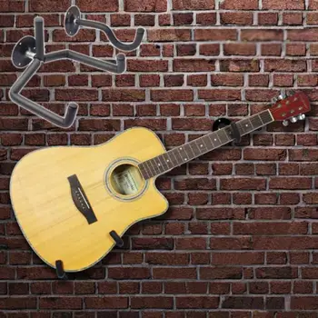Metalo Gitara Sienos Laikiklis Kablys Klasikinė Gitara, Bosinė Smuikai Mandolinos Wall Display Rack Pakaba