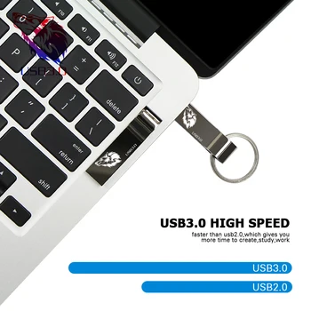Mini pen drive 64gb 32 gb, USB 3.0 flash drive, pen drive USB atmintinė 16gb 8gb vandeniui memory stick realias galimybes usb 3.0 disko