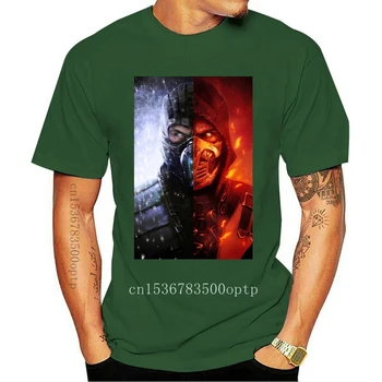 Mortal Kombat 11 Sub-Zero T-Shirt Fantastikos 2020 Plakatas Vyrų Juoda . Vyrų Drabužiai Marškinėliai