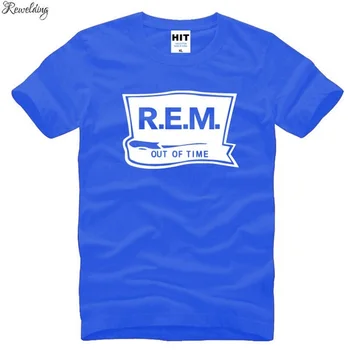 Naujas Vasaros, R. E. M. vyriški marškinėliai Mados Greito Akių Judėjimo Roko Vyrų marškinėliai Laikas Trumpas Rankovės O-kaklo Hip-hop Viršūnes Tees