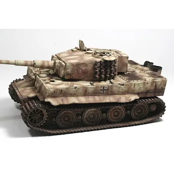 OHS Tamiya 35146 1/35 Tigras 1 Panzer Kampfwagen VI Sd Kfz181 Ausfuhrung E Vėlai Versija Asamblėjos AFV modelių Kūrimo Rinkiniai