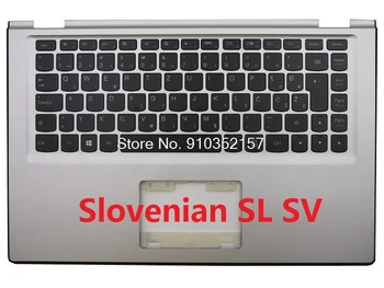 PalmRest ir klaviatūra Lenovo Joga 2 13 Šveicarijos SW Vokietija GR Turkija TR Slovėnijos SL SV Italija JI didžiąsias Apšvietimu 90205188