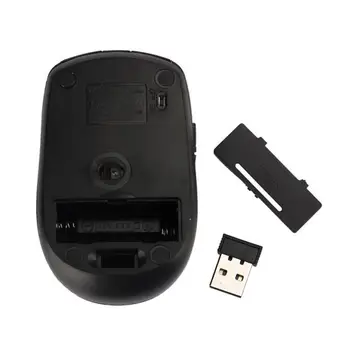 Pelės Raton Žaidimų 2.4 GHz bevielė Pelė, USB Imtuvas KOMPIUTERIO Pelės Pro Kompiuterio Darbalaukio Gamer kompiuteris, Nešiojamas Nešiojamas Mi T3B2