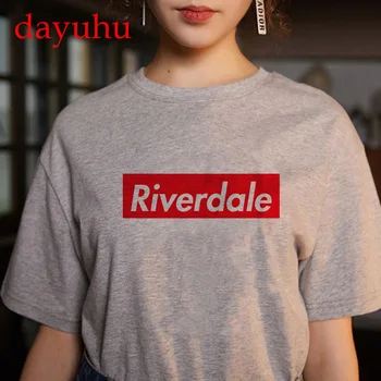 Riverdale Pietų Žaltys Harajuku T Marškinėliai Moterims Ullzang Gyvatė Pietų Pusėje, T-marškinėliai 90s Grafinis Marškinėlius Mados Viršuje, Trišakiai Moteris