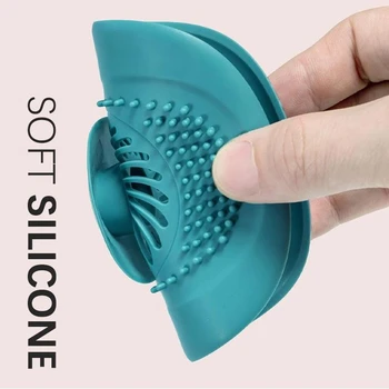Silikono Kriaukle Filtras Plug Praustuvas Nutekėjimo Kiaurasamtis Plaukų Fiksatorius Push-tipo Grindų Nutekėjimo Vonios kambarys, Virtuvė Dezodorantas Padengti Plug