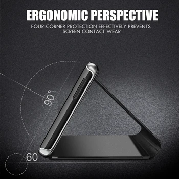 Smart veidrodis, flip case cover už xiaomi poxo poko pocophone mažai poco m3 m 3 3m 6.53