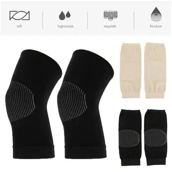 Sportas Kelio kojinių Kneepad šiltas moterų kelio sąnario ultra-plonas oro kondicionieriumi kambaryje, besiūliai kvėpuojantis antkelius Sportinę aprangą