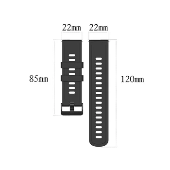 Už Xiaomi MI Žiūrėti Spalvos Strap Quick Release Silikono Watchbands 22mm Žiūrėti Band Apyrankę MI Žiūrėti Spalva sporto edition Correa