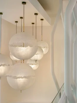 Šiuolaikinės Italijos Dizaineris Replica LED priedai veltiniams, vilna Lempa Kūrybos Salonas Dekoro priedai veltiniams, vilna Lempa Pakabos Šviestuvas FRP Padarė Kabo Žibintai